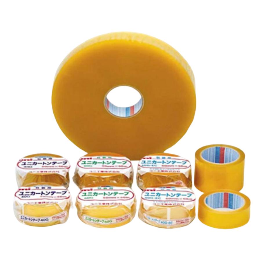 ユニテープ カートンテープ No.260 85μ 50mm×50m 透明 1ケース50巻入