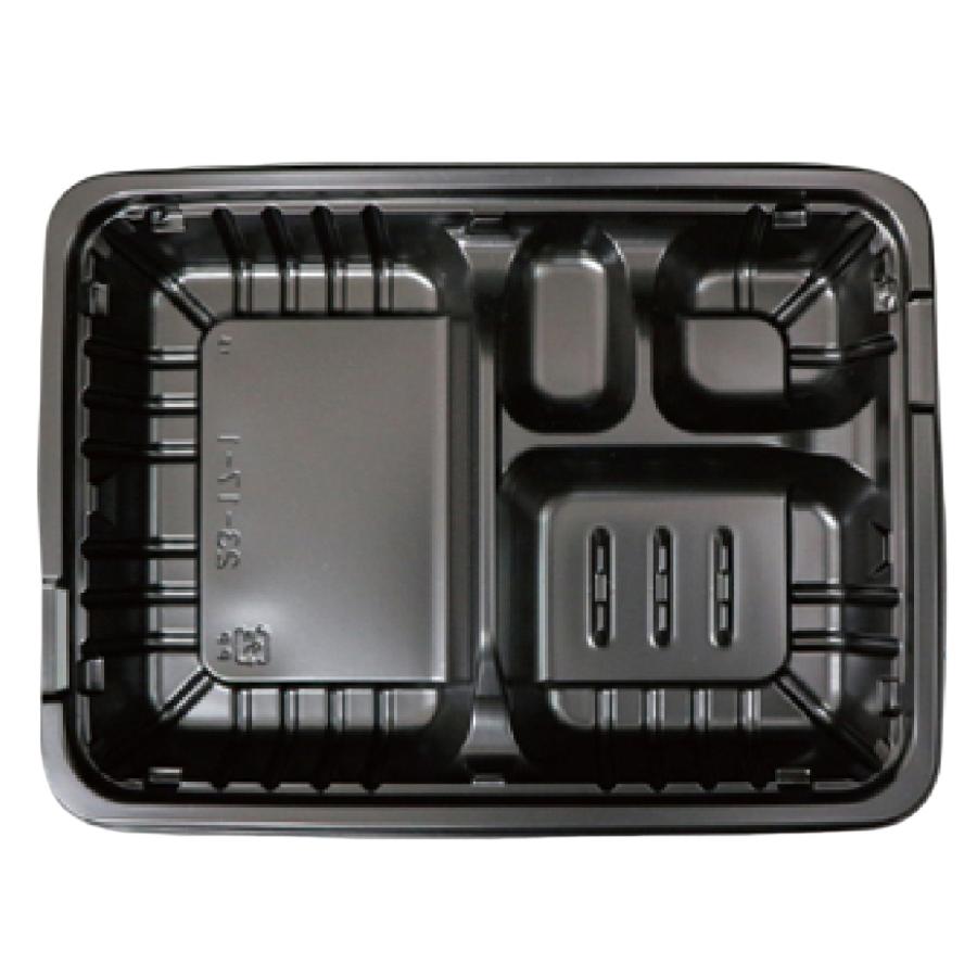 大黒工業 FM弁当容器 中A 229×169×33.3mm 内嵌合 本体蓋セット 1ケース 