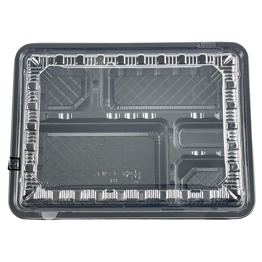 エフピコチューパ 弁当容器 CY-3-2 黒(L) 本体蓋セット 264×197×34mm 1