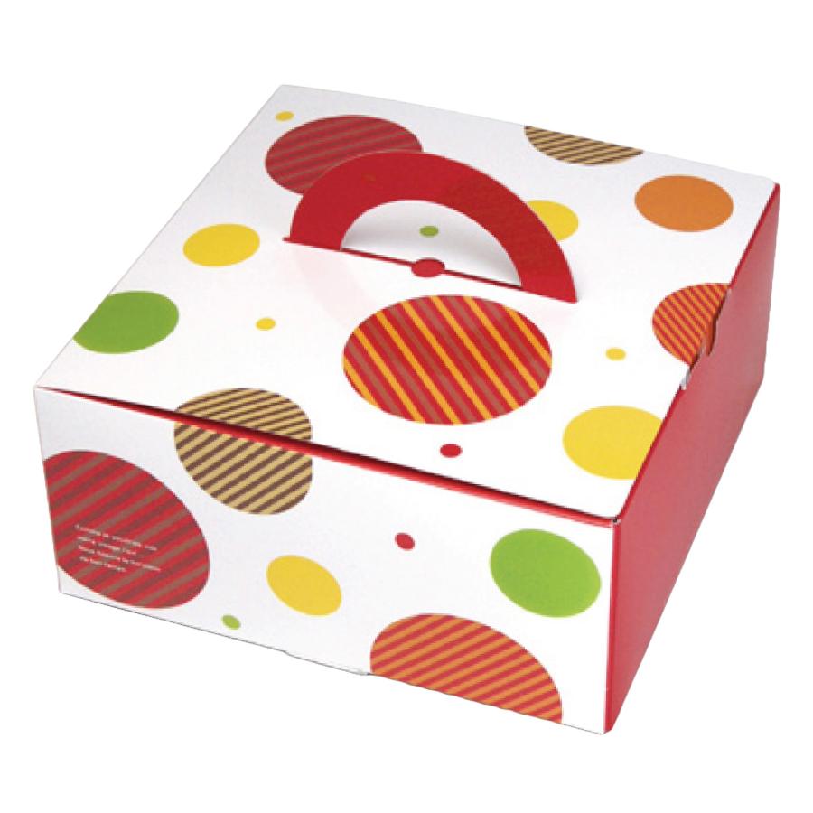 ヤマニパッケージ ドーナツ箱 20-687 ハンディBOX コロン L 205×205