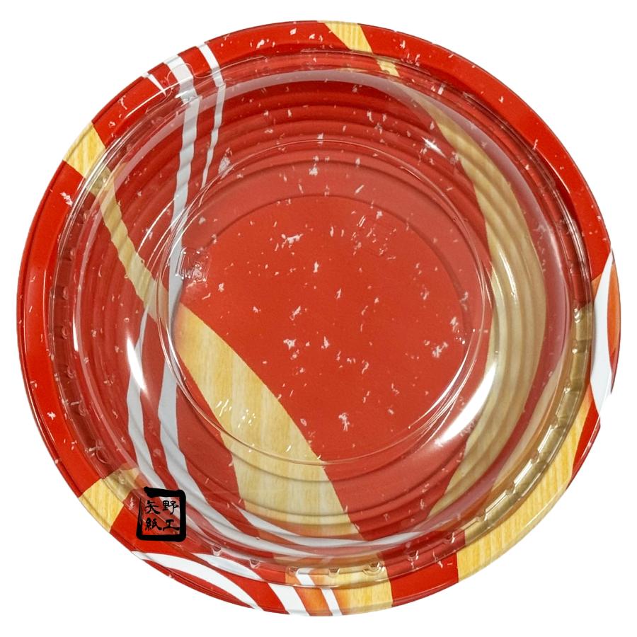 エフピコチューパ 丼容器 CY-丼 小 あかぎ 嵌合蓋セット φ157×41mm 1