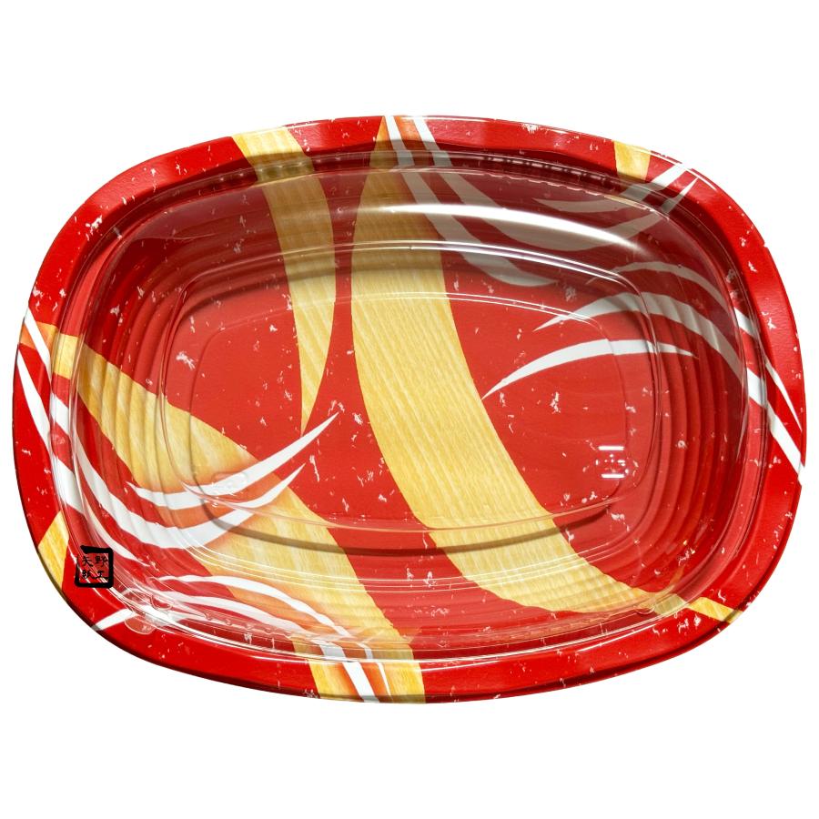 エフピコチューパ 丼容器 CY-丼 小判中 あかぎ 嵌合蓋セット 200×151