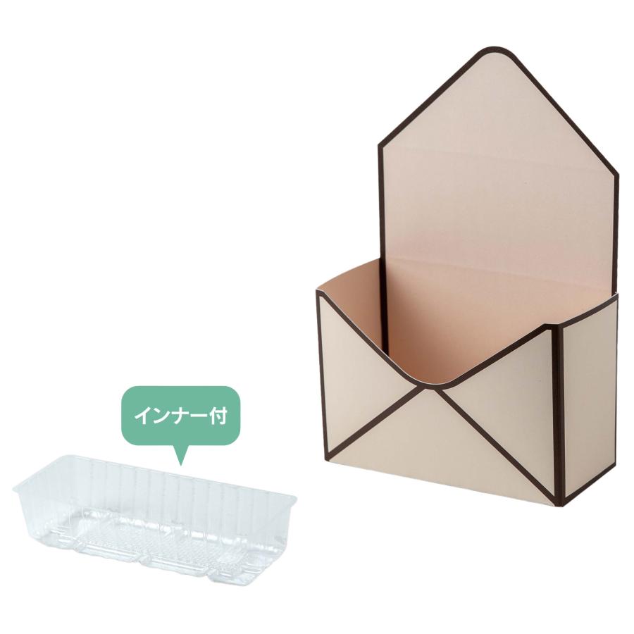 屋号必須 フラワーケース F-479 レターアレンジBOX 小 162×68×108(244  