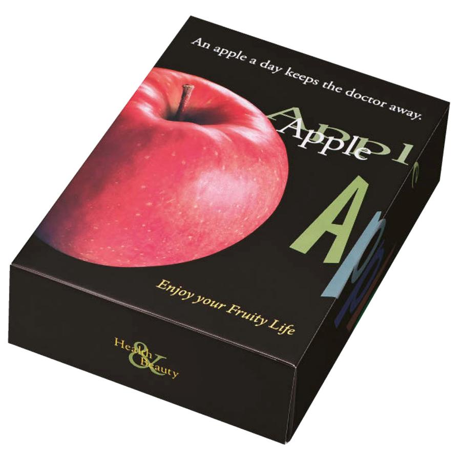 ３個のりんご りんご箱 F・A りんご 3kg 400×290×110mm 1ケース30枚入 AA5917 オリカ