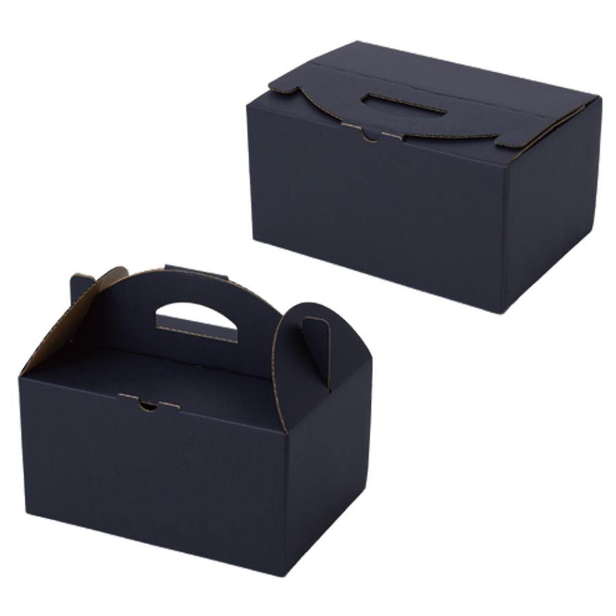ぶどう箱 ぶどう2WAY BOX 1kg 黒×茶 254×179×131mm 1ケース25枚入
