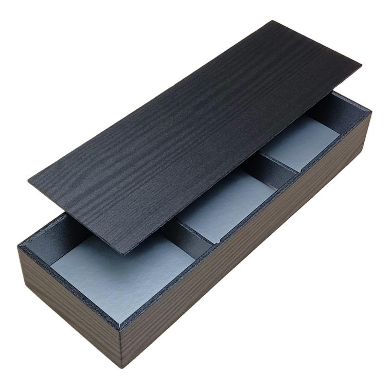 値引有 折箱 夢御膳 黒久松 3色 共蓋付 320×110×48(40)mm 1ケース160枚