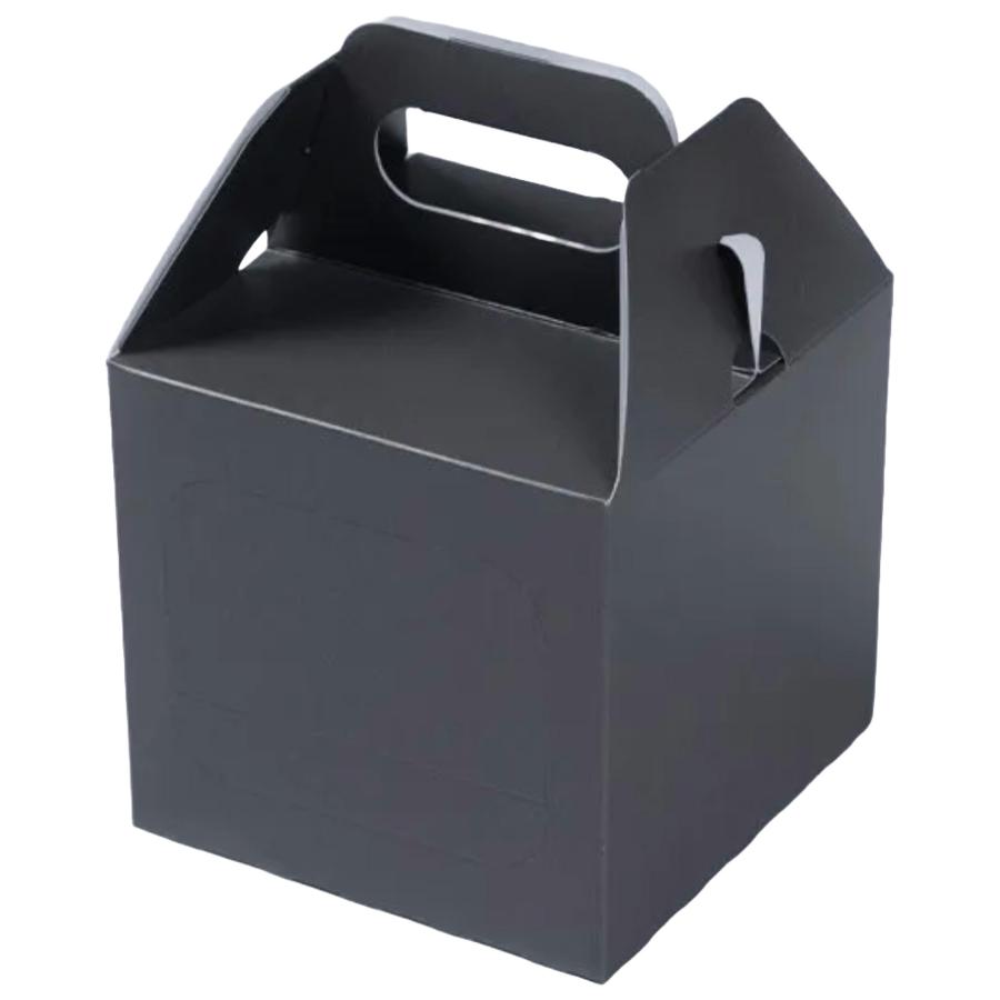 ビール箱 350ml缶用手提4本箱 グレー 132×132×124mm 1セット100枚入 9