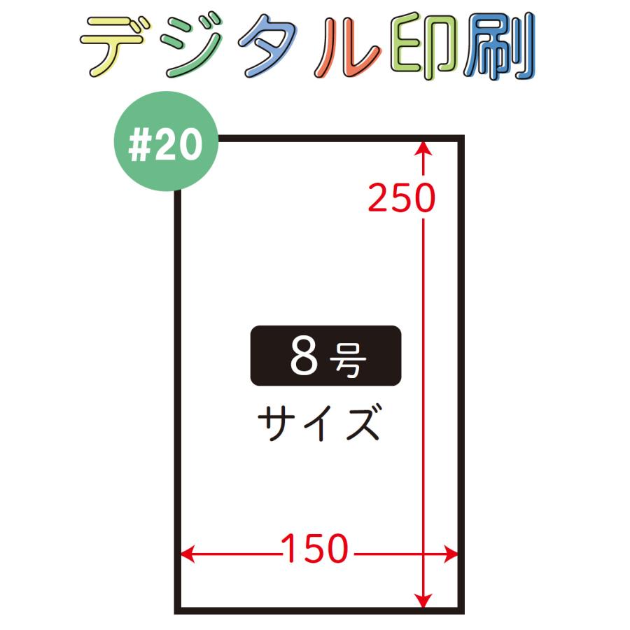 信和 【別注デジタル印刷】ハイパーボードン #20 No.8 8号 4穴/穴無