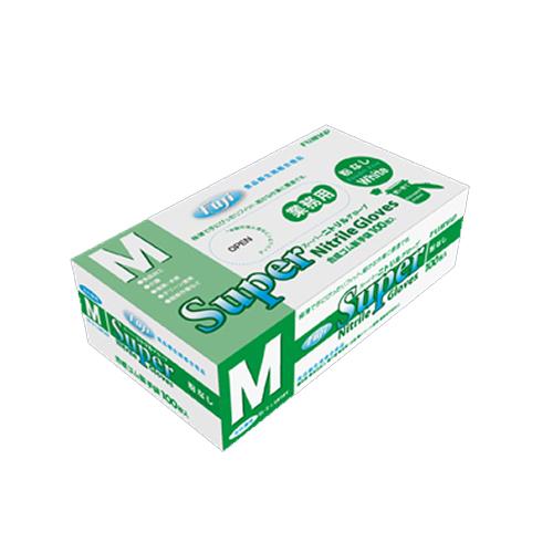 フジナップ (小ロット)Mサイズ ホワイト 粉なし フジ スーパーニトリル