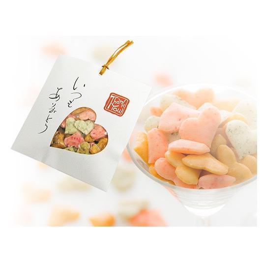 感謝のしおり ハートおかき（22g） : 心斎橋 法善寺あられ - 通販