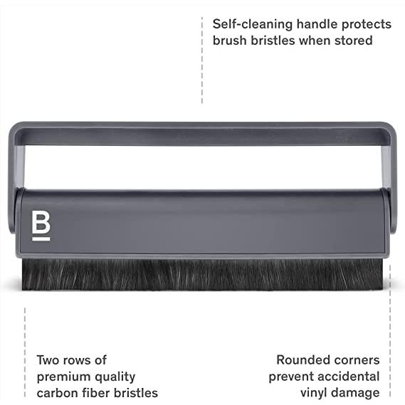Boundless Record Cleaning Brush バウンドレス オーディオレコードクリーナーブラシ - レコードのクリーニング カーボンファイバー 静電気防止 レコードブラシ |  | 01