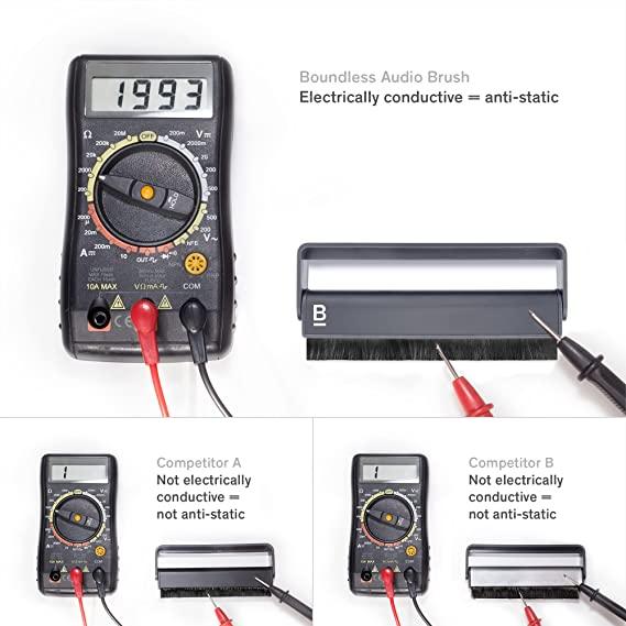 Boundless Record Cleaning Brush バウンドレス オーディオレコードクリーナーブラシ - レコードのクリーニング カーボンファイバー 静電気防止 レコードブラシ |  | 04