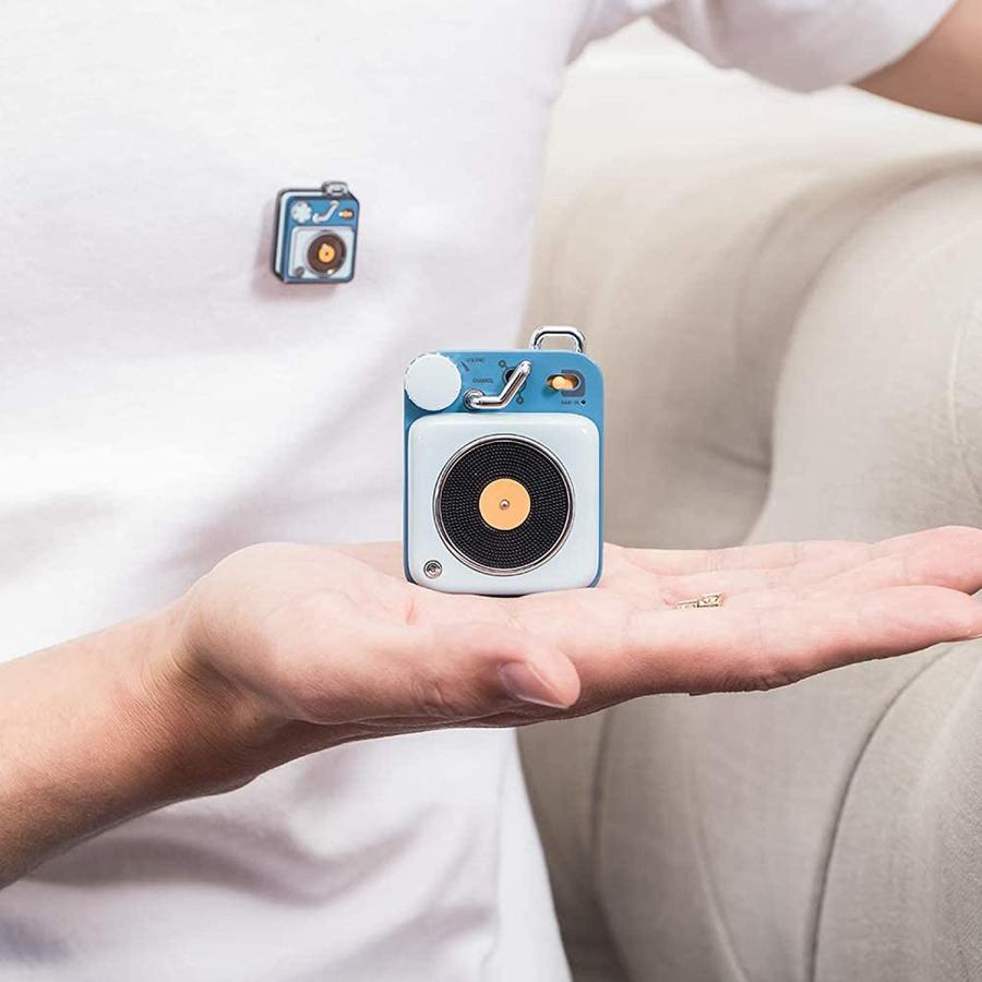 Muzen BUTTON ポータブルスピーカー ブルートゥース スピーカー Bluetooth 4.2 USB充電 8時間連続再生 コンパクト 青 | MUZEN | 04