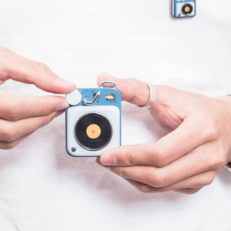 Muzen BUTTON ポータブルスピーカー ブルートゥース スピーカー Bluetooth 4.2 USB充電 8時間連続再生 コンパクト 青 | MUZEN | 06