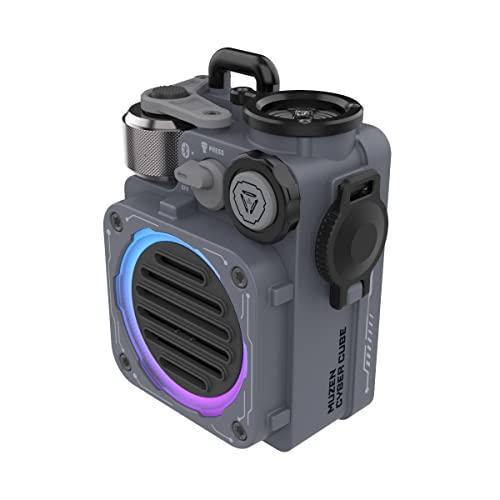 MUZEN CYBERCUBE Bluetooth 5.0 スピーカー コンパクト アウトドア 重低音 IPX5防水 懐中電灯 Type C充電 10時間連続再生 | MUZEN | 01