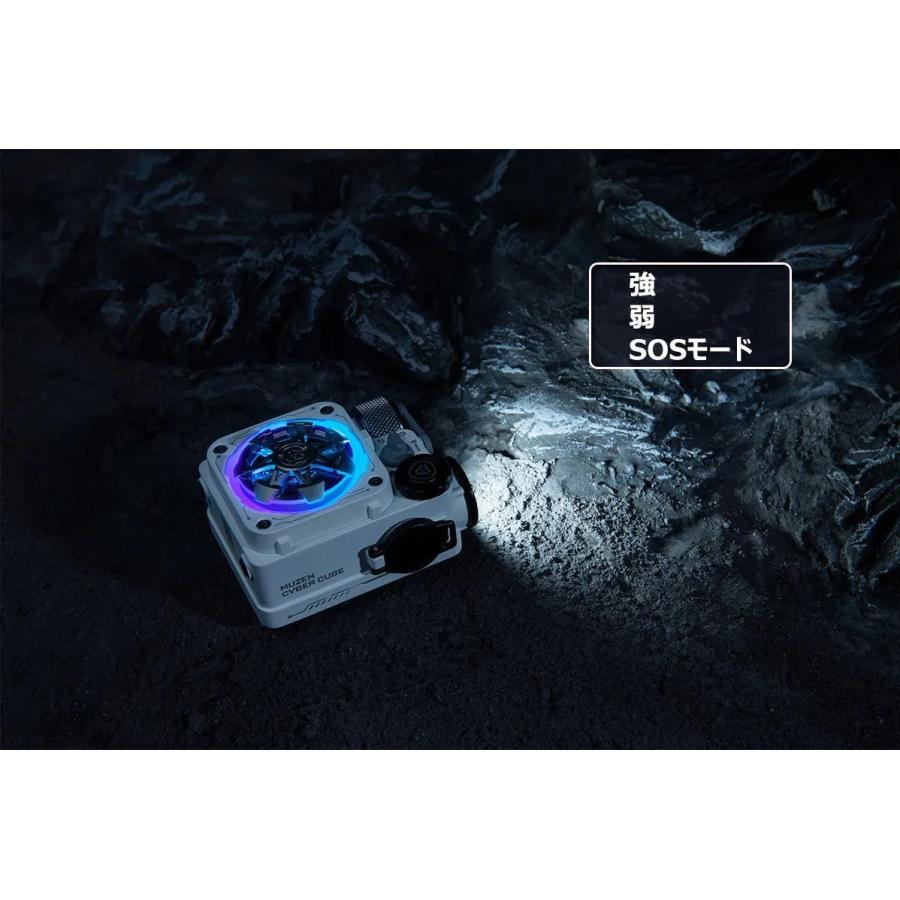 MUZEN CYBERCUBE Bluetooth 5.0 スピーカー コンパクト アウトドア 重低音 IPX5防水 懐中電灯 Type C充電 10時間連続再生 | MUZEN | 06