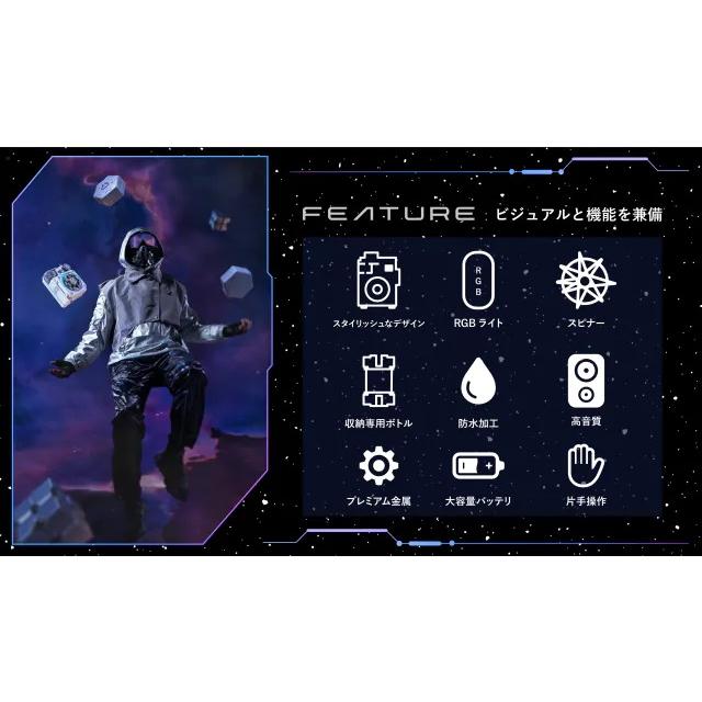 MUZEN CYBERCUBE Bluetooth 5.0 スピーカー コンパクト アウトドア 重低音 IPX5防水 懐中電灯 Type C充電 10時間連続再生 | MUZEN | 05