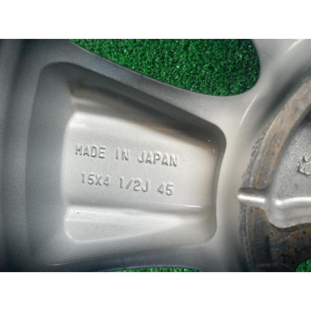 ワゴンR ワゴンR MH55S 純正 15×4.5J アルミ 4穴 4本中古 ホイール