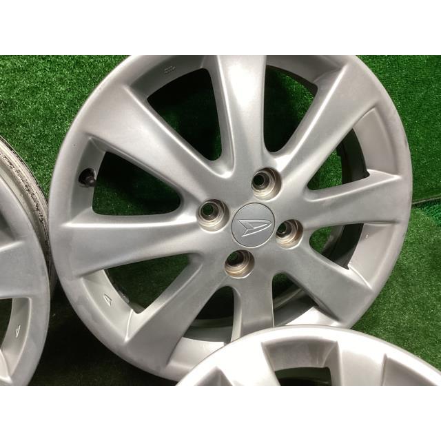 LA100Sムーブカスタム純正アルミタイヤ4本セット/12000円 ムーヴ ムーブ LA100S 純正 アルミ 16×4.5J 4穴 4本中古 ホイール