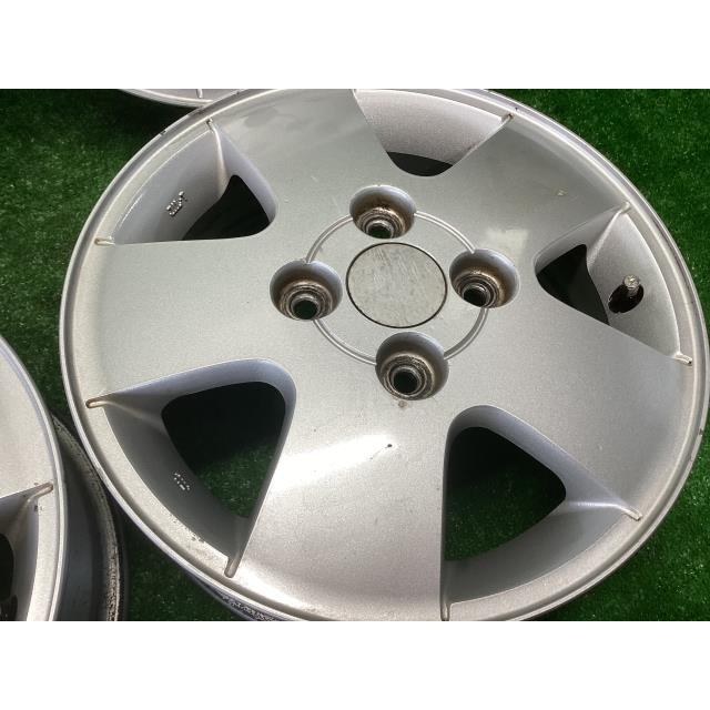 エブリイワゴン エブリィ DA62W 純正 アルミ 13×4.5B 4穴 4本中古