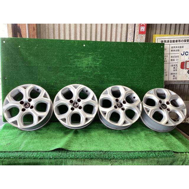 シトロエンC3 A5HM01 純正 16×6J アルミ 4穴 4本セット中古