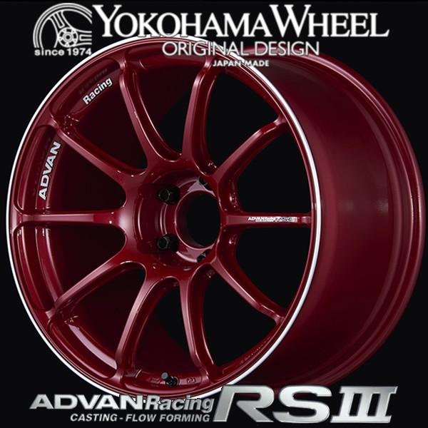 アドバン レーシング RS3 アルミホイール 18×9.5J 5/100 +45