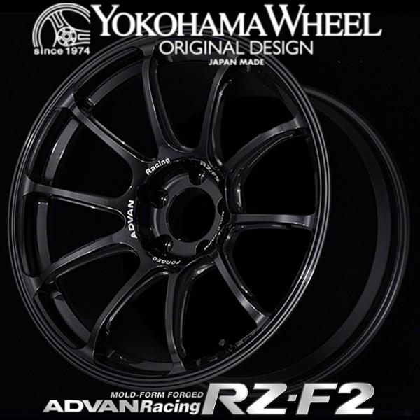 アドバン レーシング RZ-F2 アルミホイール 18×10.0J 5/114.3 +40 レーシングチタニウムブラック V3342