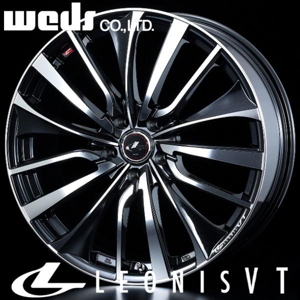 ウェッズ レオニス VT アルミホイール 20×8.5Ｊ　5/114.3　+45 パールブラックミラーカット