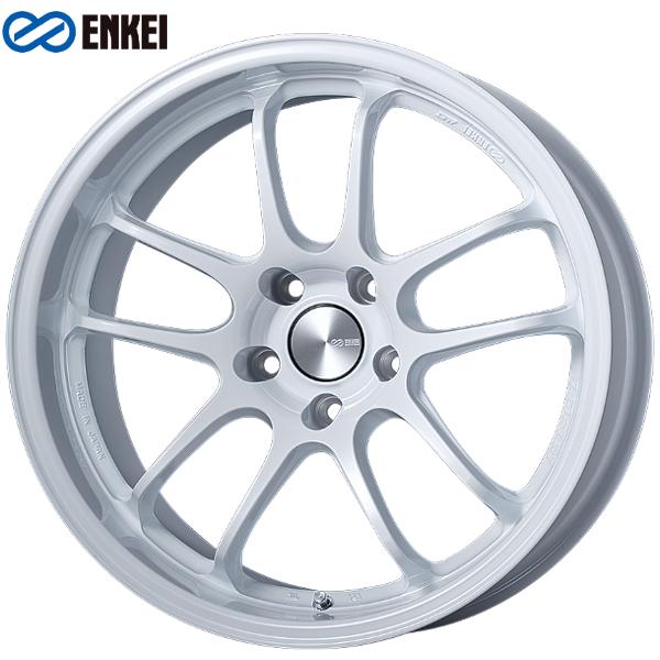 ENKEI - エンケイ 演奏 生産ライン PF01EVO 軽銀車輪 18×9.5J 5/114.3 +45 パール白いこと 自動車-車、バイク、自転車