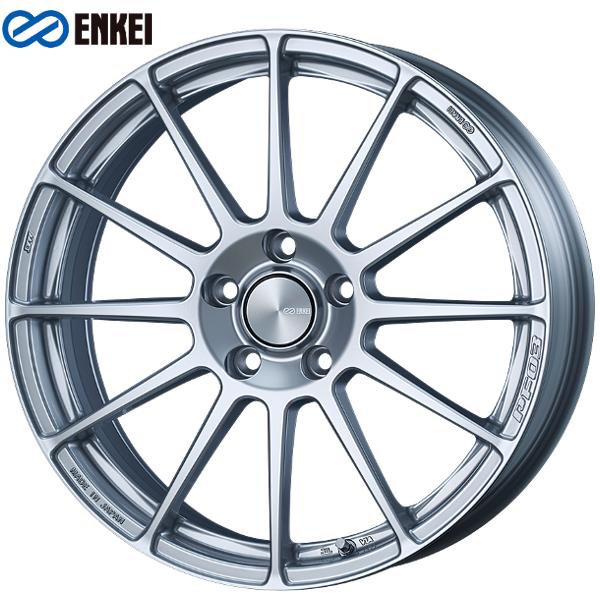 ENKEI - エンケイ 演奏 生産ライン PF03 軽銀車輪 18×7.5J 5/112 +48 スパークルシルバー タイヤ、ホイール-自動車