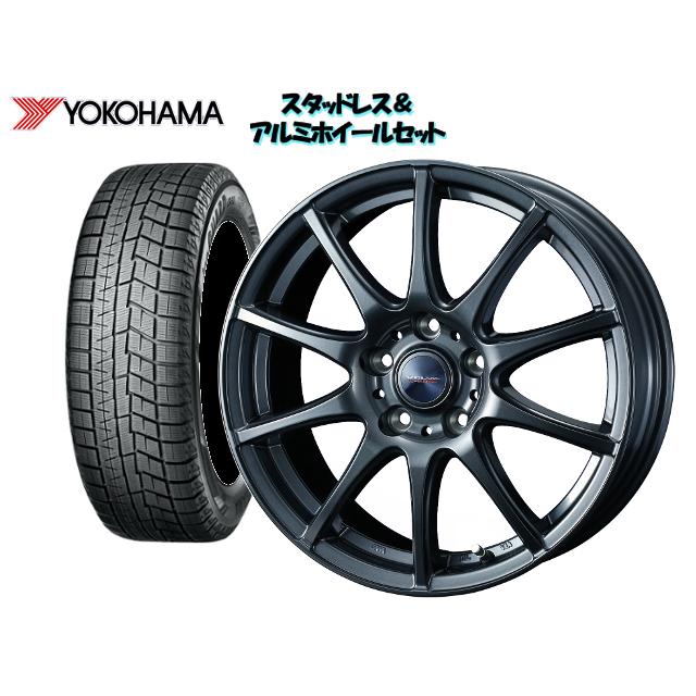 スタッドレスタイヤ+ホイール4本SET ヨコハマ IG60 185/65R14 R2852
