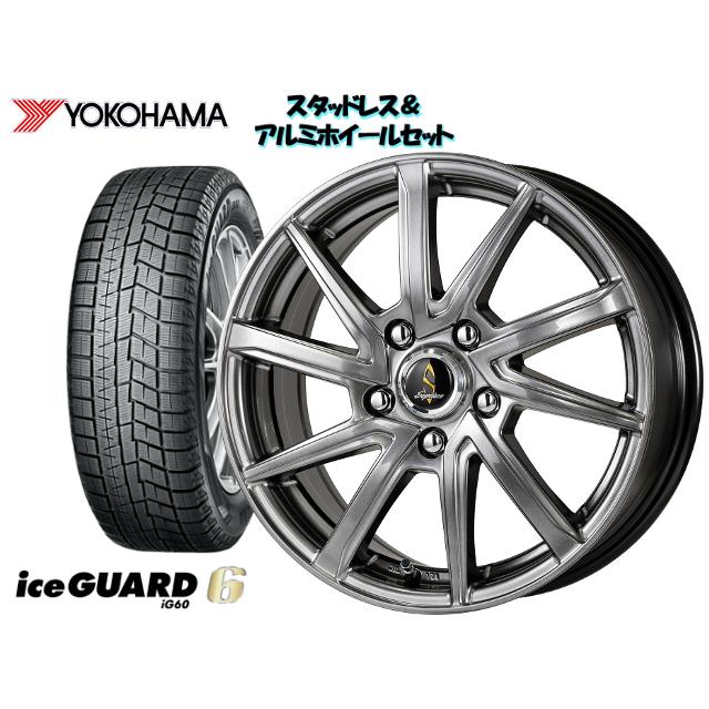 100 の保証 ヨコハマig60 185 70r14 セプティモg01プラス Hs 14 5 5 100 4h 42 ノート 12 08 スタッドレスタイヤ ホイール4本set 春夏新色 Imbaraga Org