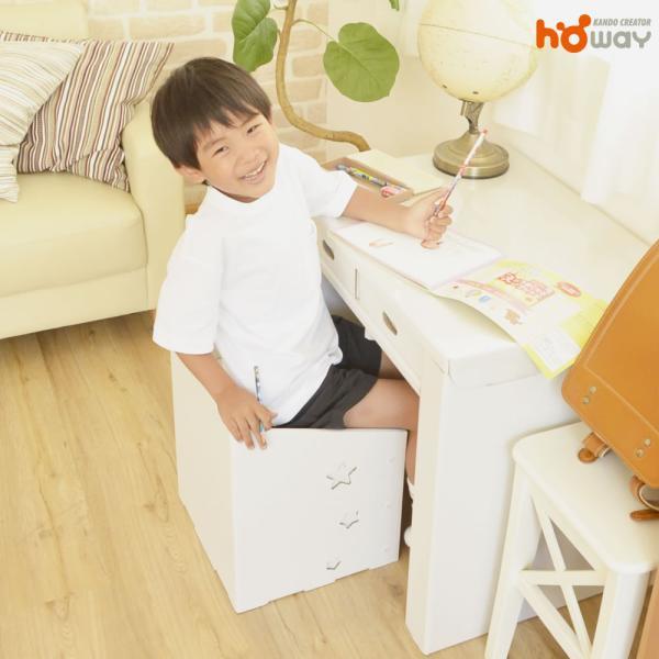 学習机 キッズ ダンボル ダンボール家具 段ボール 家具 机 子供 子供用｜howay｜03