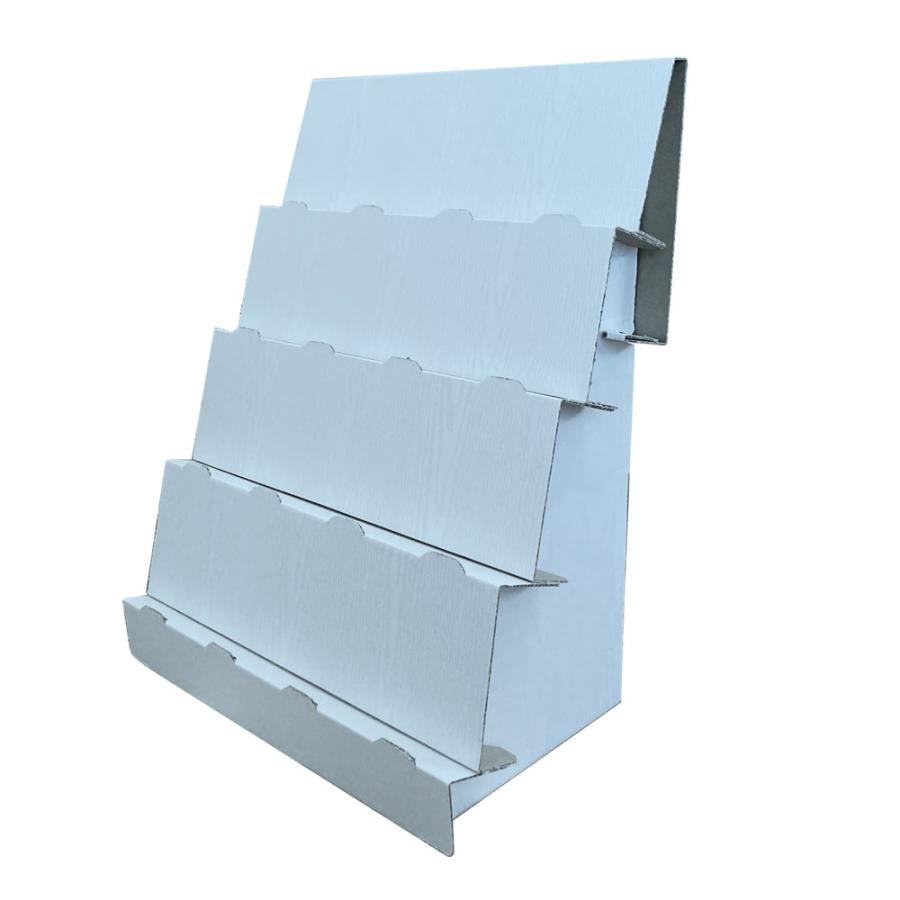 組み立て式ハンドメイド用 飾り棚 傾斜 ディスプレイ ポストカード