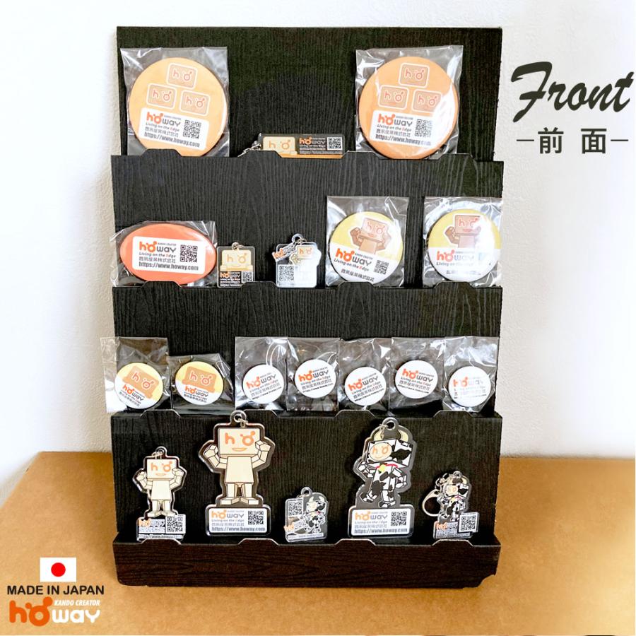 組み立て式ハンドメイド用 飾り棚 傾斜 ディスプレイ ポストカード