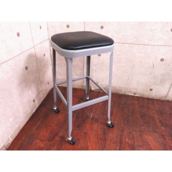 LYON/リオン FACTORY STOOL/ファクトリースツール/AURORA,ILL/PFS取扱い/工業系/インダストリアル/キャスター付 ...