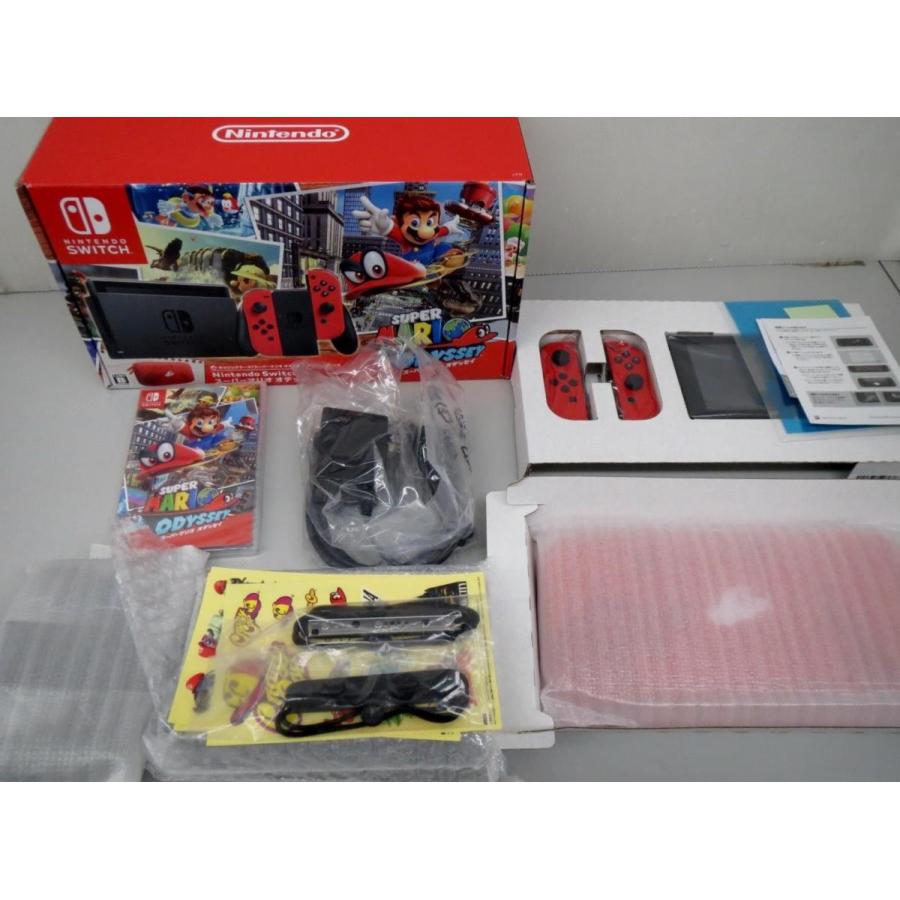 Lbr 未使用 ゲーム機 Nintendo Switch スーパーマリオ オデッセイセット 未開封ソフト キャリングケース 箱付き Hac 001 レッド 任天堂 Sagaretxe Net