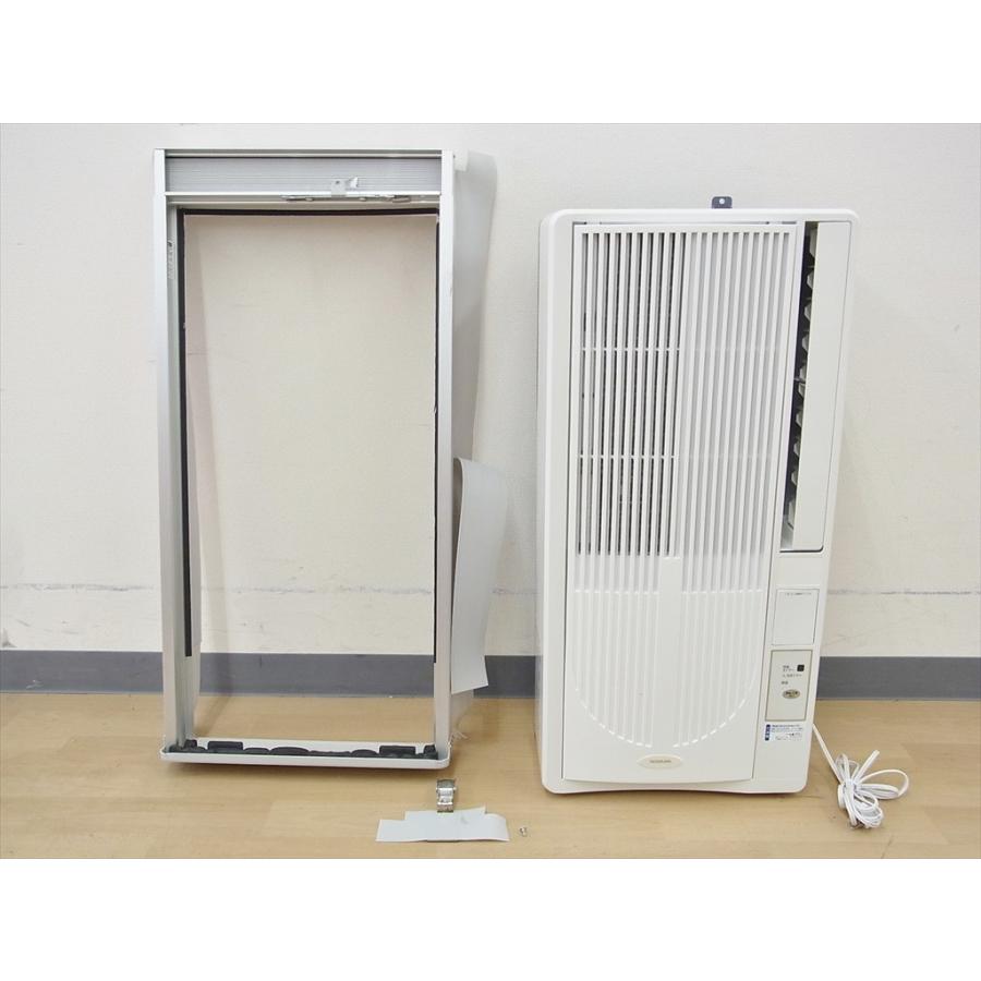 美品 KOIZUMI 窓用エアコン ルームエアコン ウインド形冷房専用 KAW1983 2018年製 おまけ取付枠付 ホワイト系 コイズミ