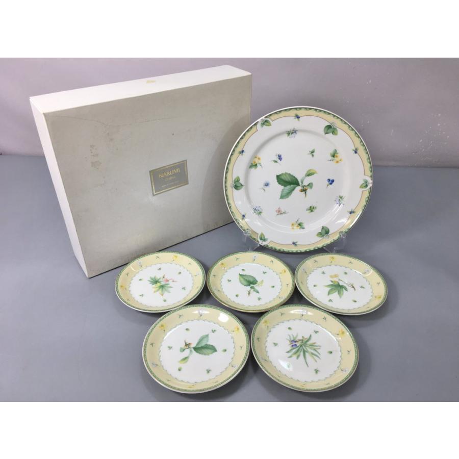 ナルミ NARUMI パーティーセット 40236-31702 プレート大 1皿 プレート小 5皿 2105LS210