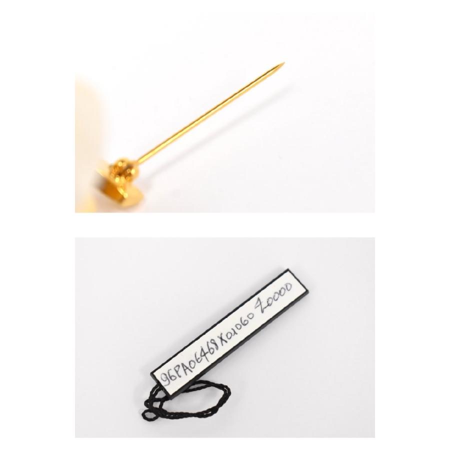 シャネル CHANEL ブローチ ターンロックブローチ ゴールドメッキ ココ