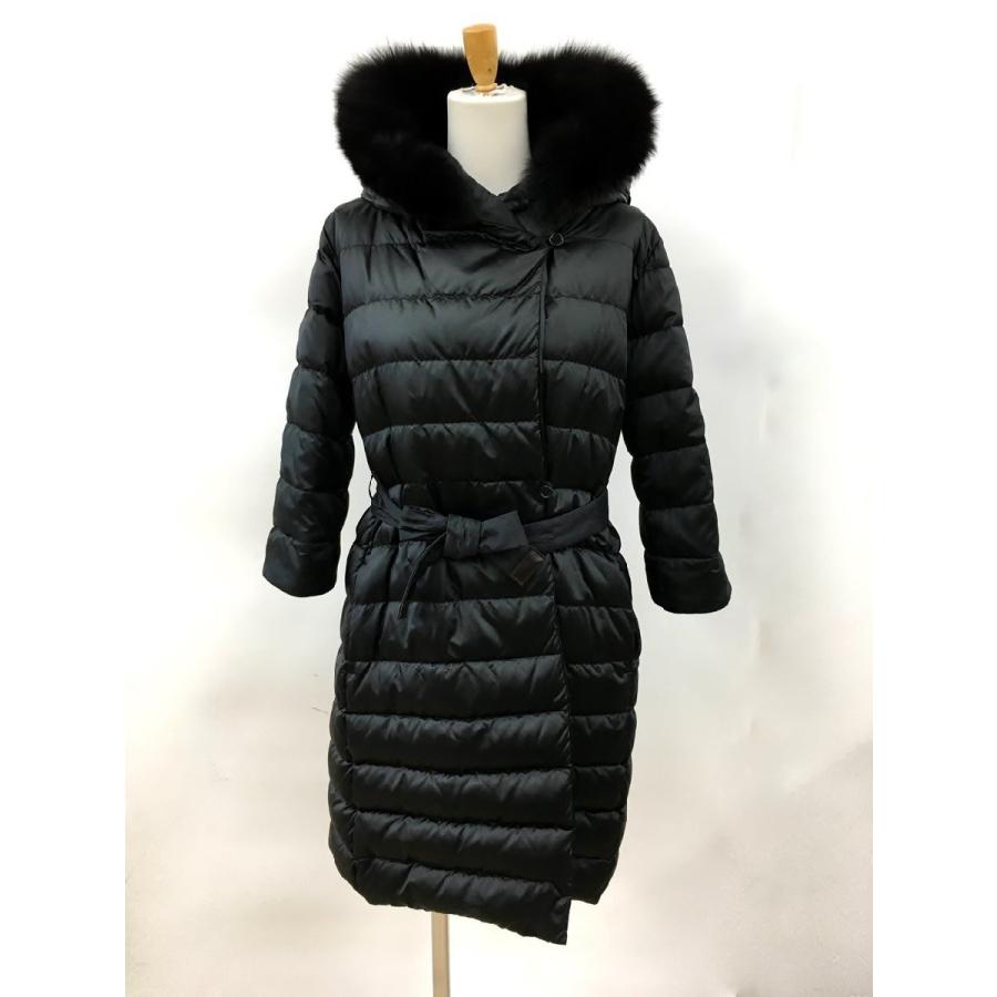 エス マックスマーラ S Max Mara ダウンコート 38 ブラック 長袖 