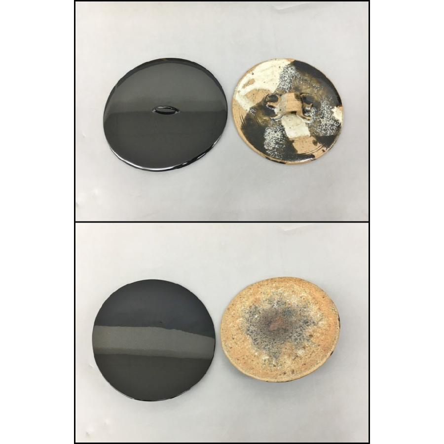 水指 叩き朝鮮唐津 耳付水指 中里忠寛作 共箱付き 茶道具 未使用 2403LT156_8