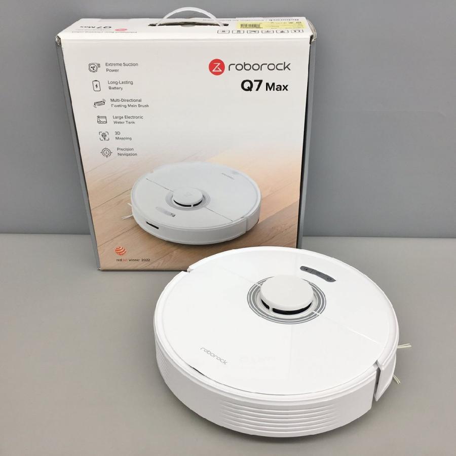 ロボット掃除機 Q7 MAX Q380RR Roborock ホワイト 吸引掃除/水拭き 美品 2409LR258 | 