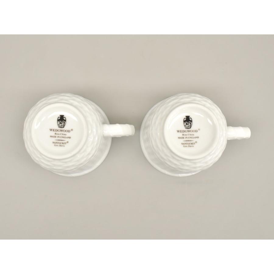ウェッジウッド WEDGWOOD ペアカップ & ソーサー ナンタケット 箱付き 美品 2409LS075 |  | 04
