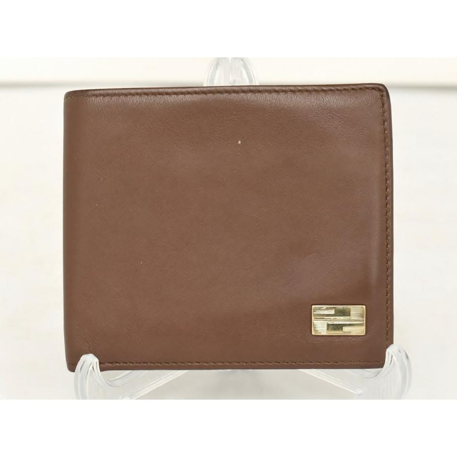 グッチ GUCCI 二つ折り財布 034・2184・1071 ブラウン系 レザー 2409LS170 | 