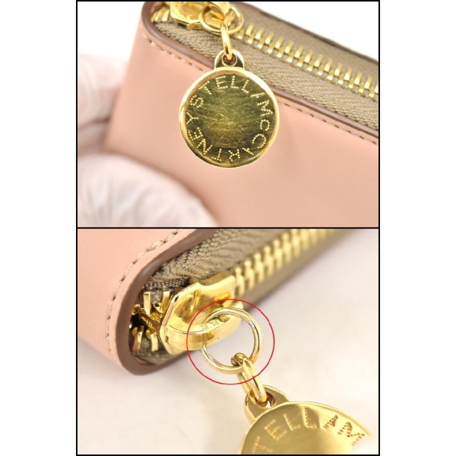 ステラマッカートニー STELLA McCARTNEY 長財布 ピンク系 ラウンド