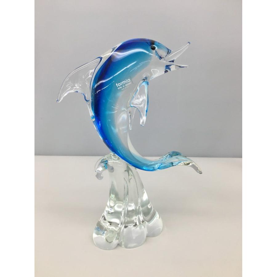 formia イルカ ガラス 置物 クリスタル イタリア製 MURANO フォルミア formia 置物 ムラーノガラス VETRI DI MURANO ガラス工芸
