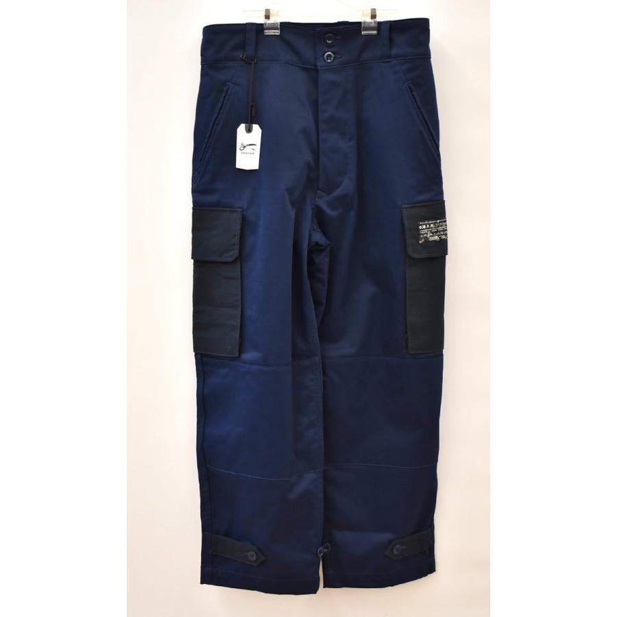デンハム DENHAM SMALL ワークパンツ ネイビー 01-22-01-10-091 未使用