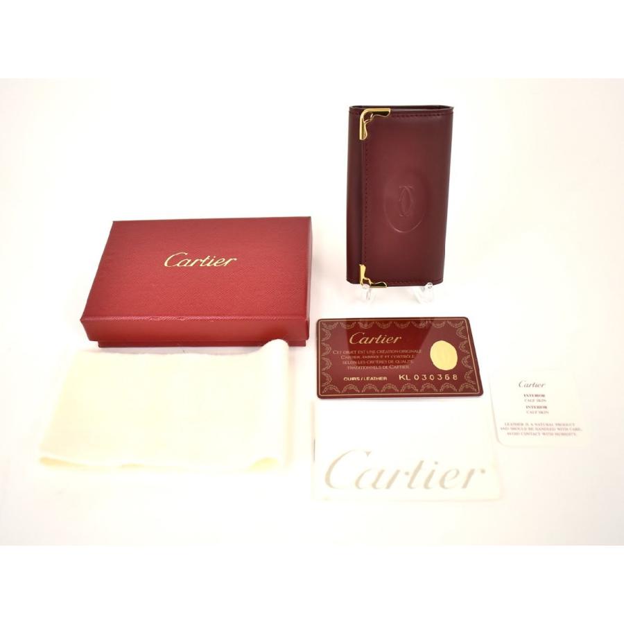 カルティエ Cartier 4連キーケース 箱付き 未使用 → 2502LR030_8