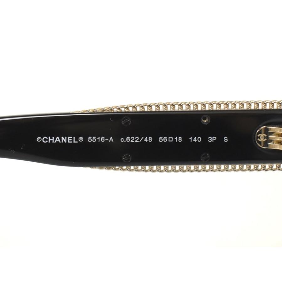シャネル サングラス バタフライシェイプ C622 CHANEL 5516-A 56□18